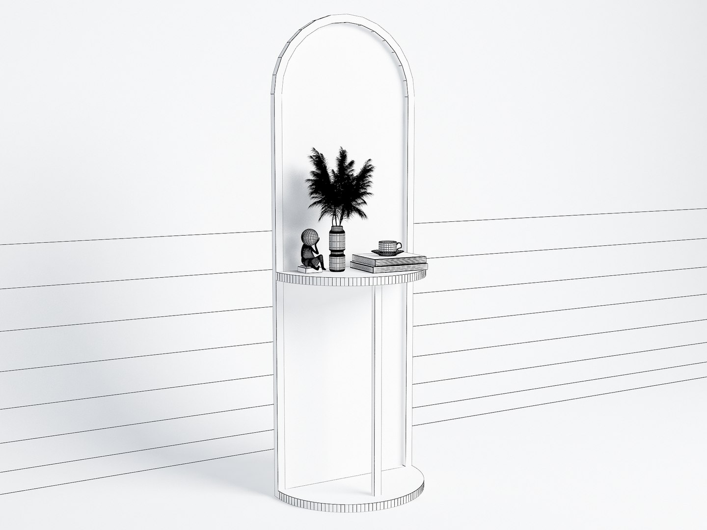 3D Model Screen Storage Rack - TurboSquid 2398047