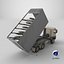 3D Shahed-136 Drone Launcher Truck - Military UAV Launch System 3D Model model