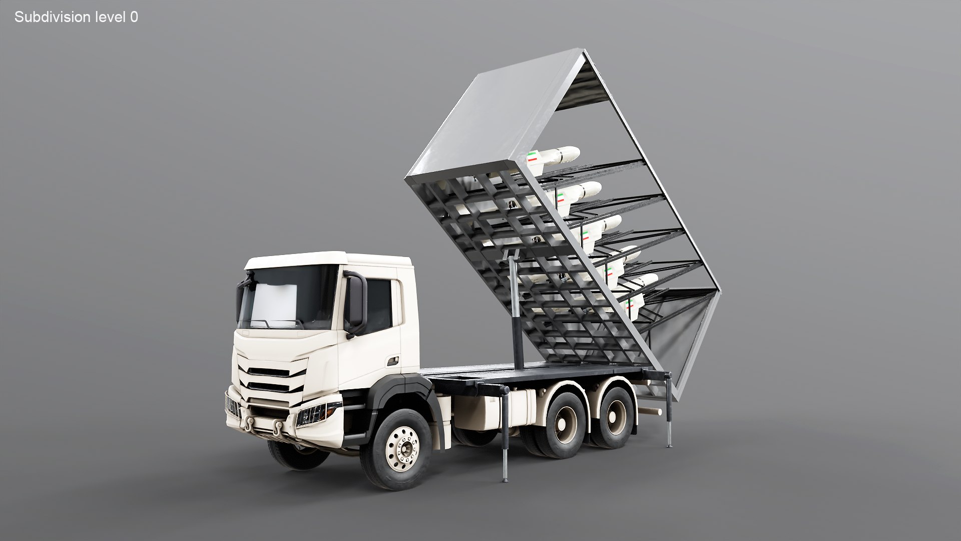 3D Shahed-136 Drone Launcher Truck - Military UAV Launch System 3D Model model https://p.turbosquid.com/ts-thumb/MI/EjHKW8/gl/launchertruck_toolbag_/png/1763631367/1920x1080/fit_q87/b54f9201abd2368e050502269d4f814f40586461/launchertruck_toolbag_.jpg