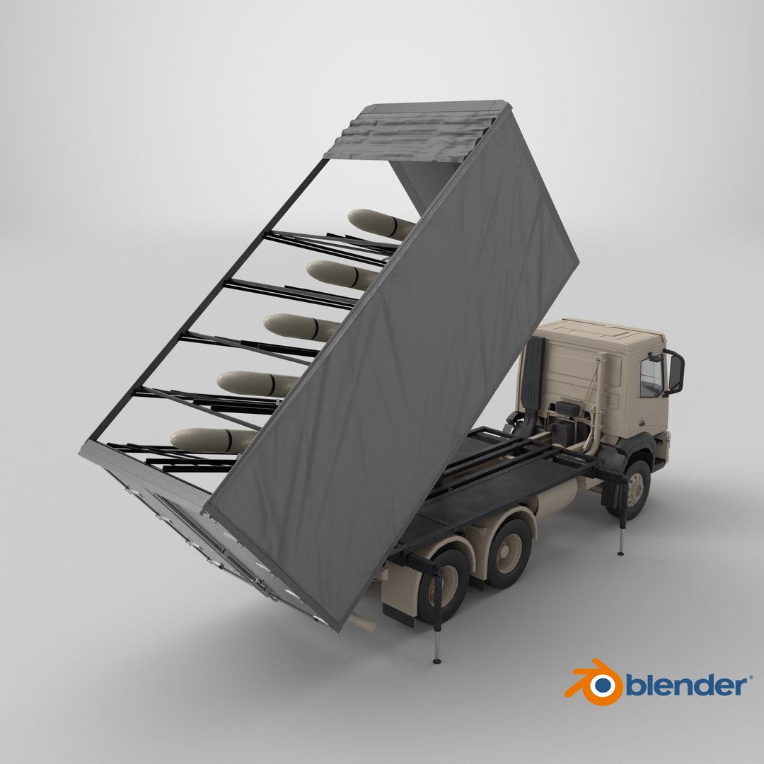 3D Shahed-136 Drone Launcher Truck - Military UAV Launch System 3D Model model https://p.turbosquid.com/ts-thumb/MI/EjHKW8/t5/stemcell_blender_cycles_render/png/1763740874/1920x1080/fit_q87/06c47fa08af2fc45fafe245b6d871b18789114e6/stemcell_blender_cycles_render.jpg