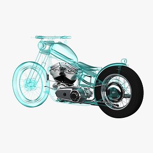 motorcycle x-ray 3d max