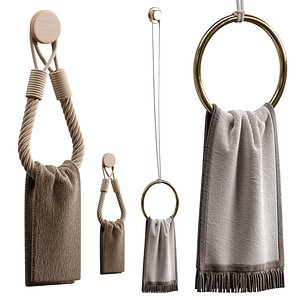 Bath towel with hanger