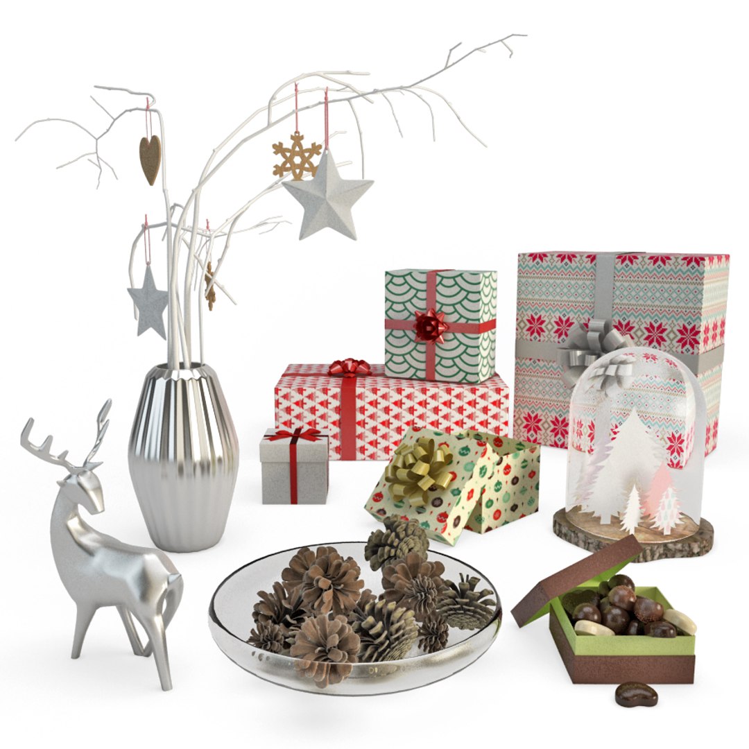 3D christmas decorations https://p.turbosquid.com/ts-thumb/MI/JozzJD/6TcTEEq1/christmas_decoration/jpg/1562674789/1920x1080/fit_q87/a2a42b916214cd226f0795a6ae8d2778b44f573e/christmas_decoration.jpg