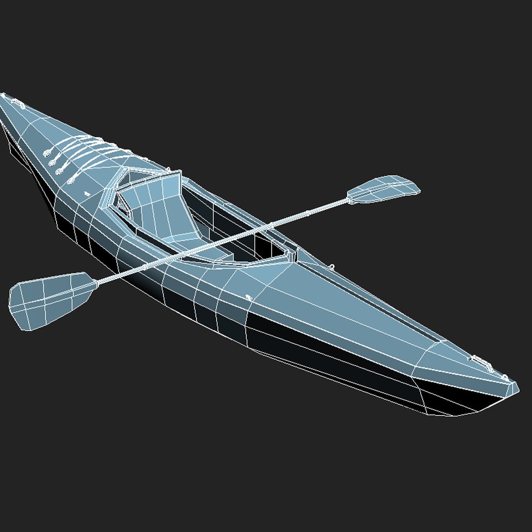 Small Recreational Kayak 3ds