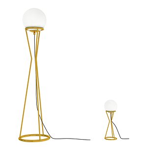 glass ball floor lamp 3D model