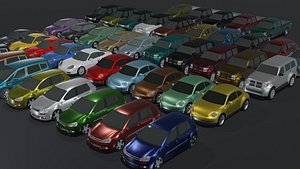 3D generic passenger car pack