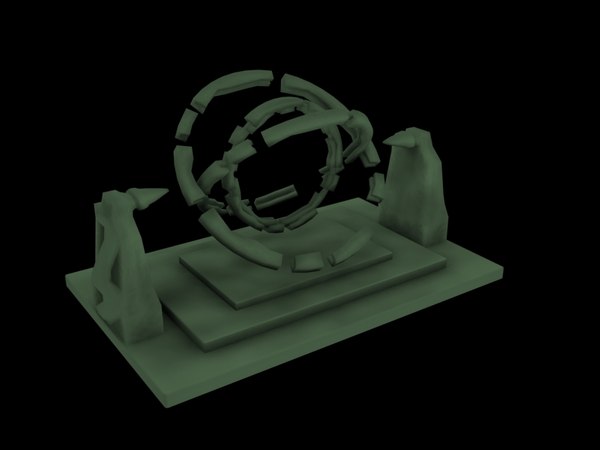 古代のワープゲート3Dモデル - TurboSquid 471234 古代のワープゲート3Dモデル - TurboSquid 471234