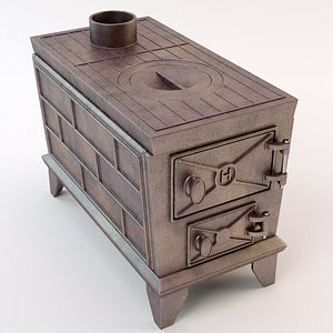 3d oven stove model