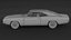 3D 1968 Dodge Charger RT model