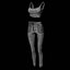 Tenue féminine 3D - Jean et haut
