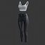 Tenue féminine 3D - Jean et haut