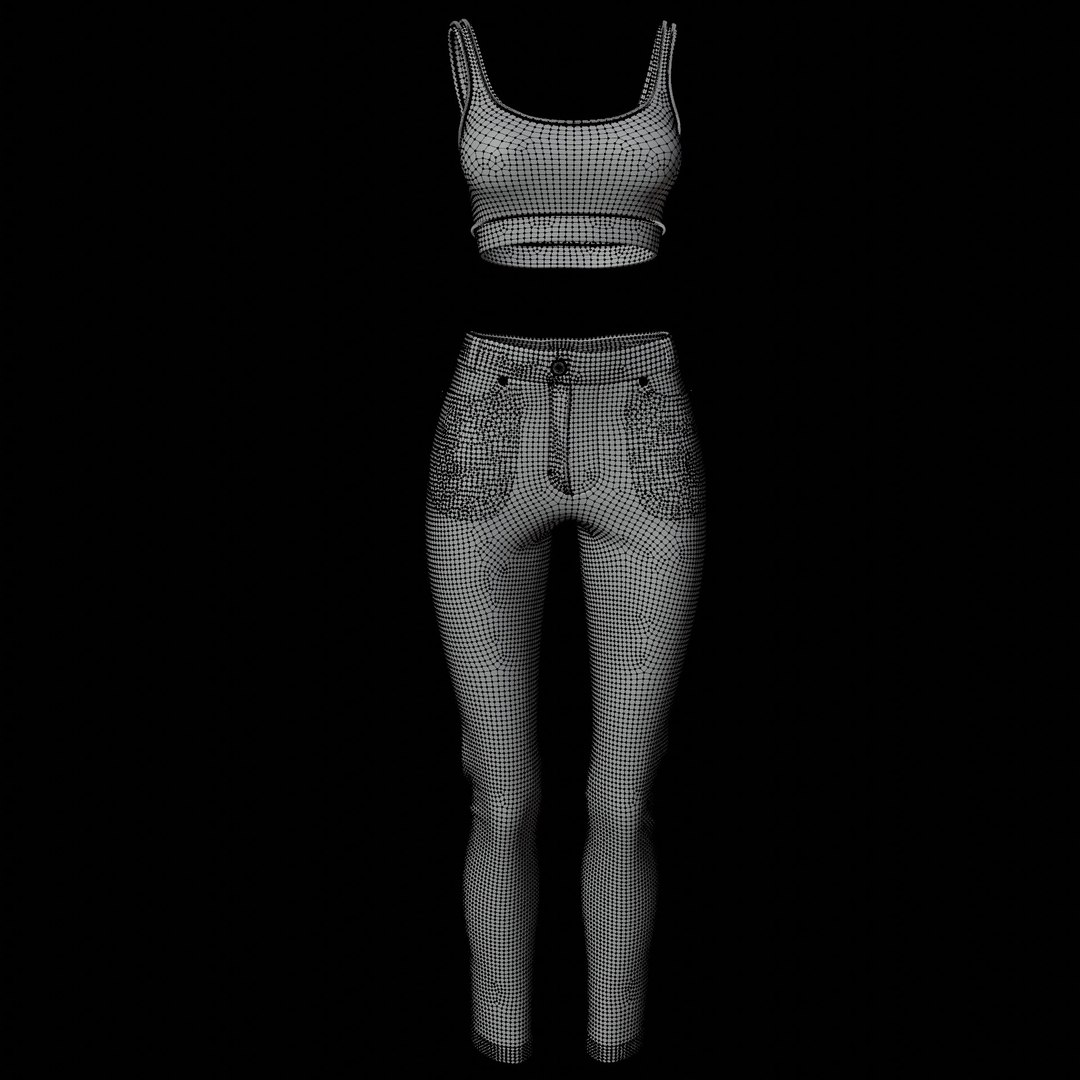 3D model 3D Female outfit - Jeans and Top https://p.turbosquid.com/ts-thumb/MI/WBeYcK/fN/wire/jpg/1751975584/1920x1080/fit_q87/a17691ecafdfdfec529cf8e5aaad335bc0fbbb25/wire.jpg