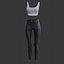 Tenue féminine 3D - Jean et haut