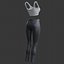 Tenue féminine 3D - Jean et haut
