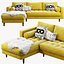 3D article sven sectional sofa