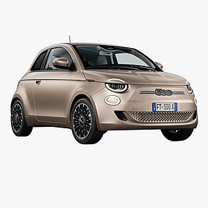 3D 2021 Fiat 500 3plus1