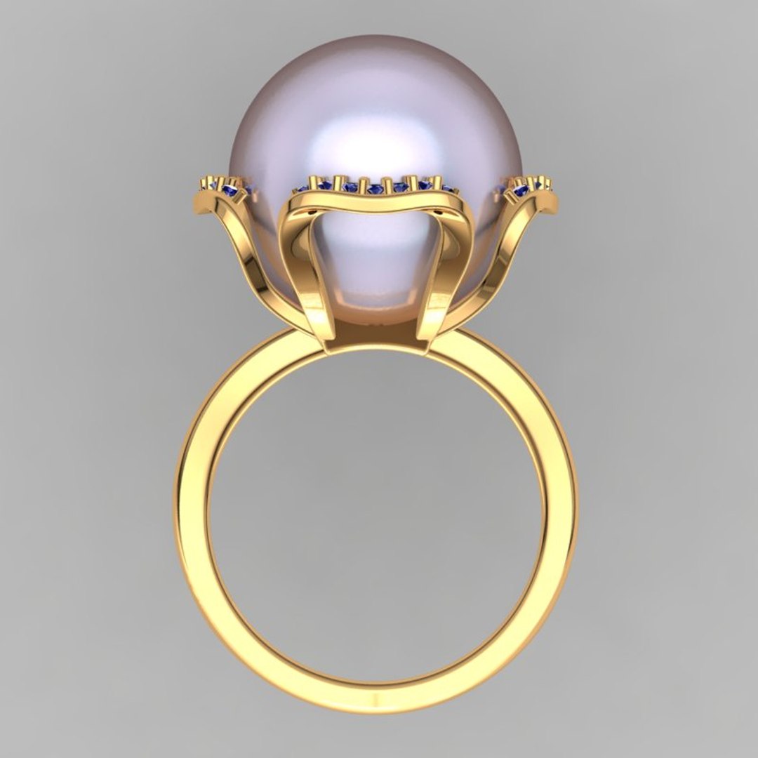 3d Designer Ring Model