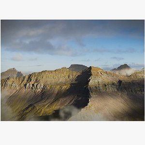 3D Icelandic Mountain Range - PBR 3D Model model