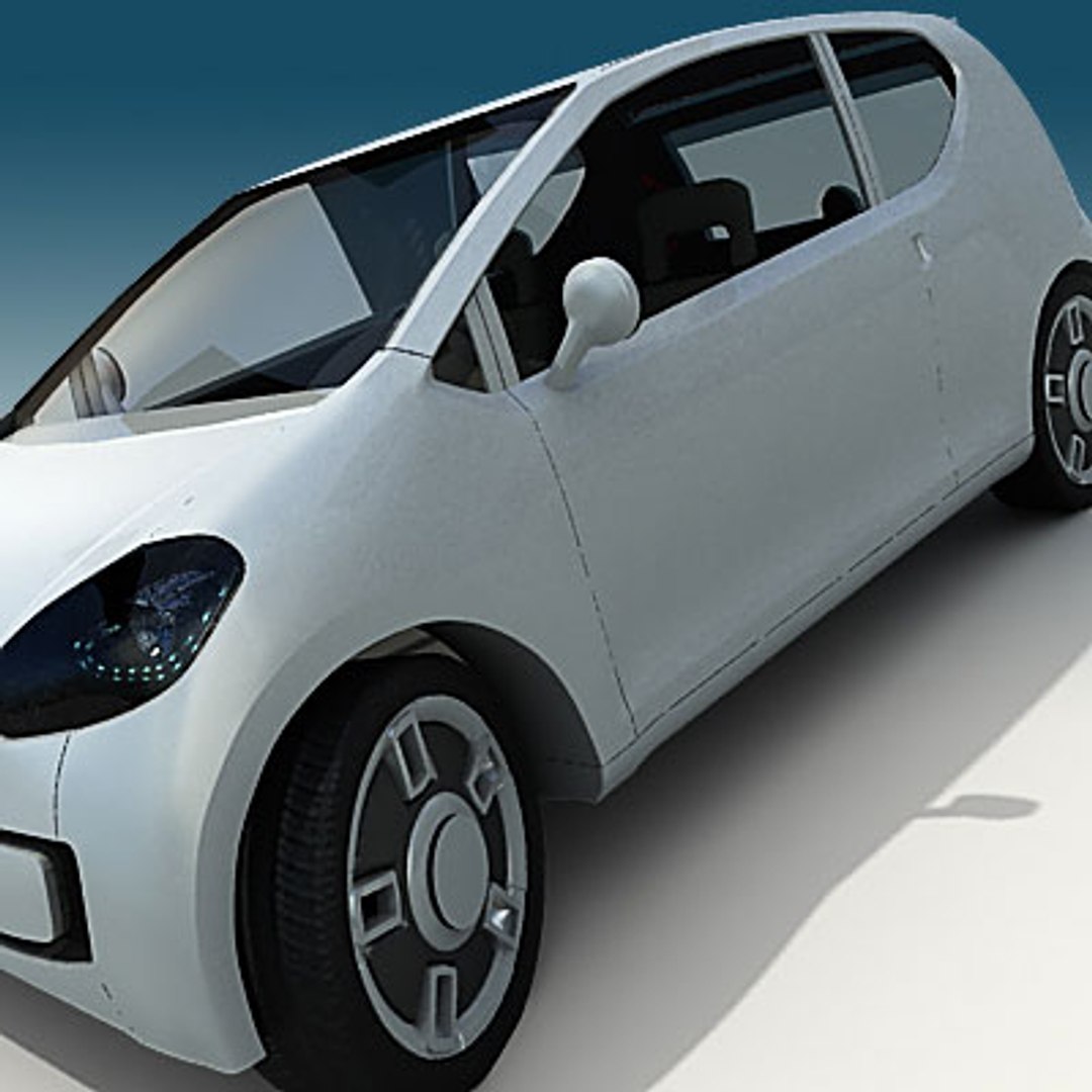 3d Model Car Concept 3 Doors