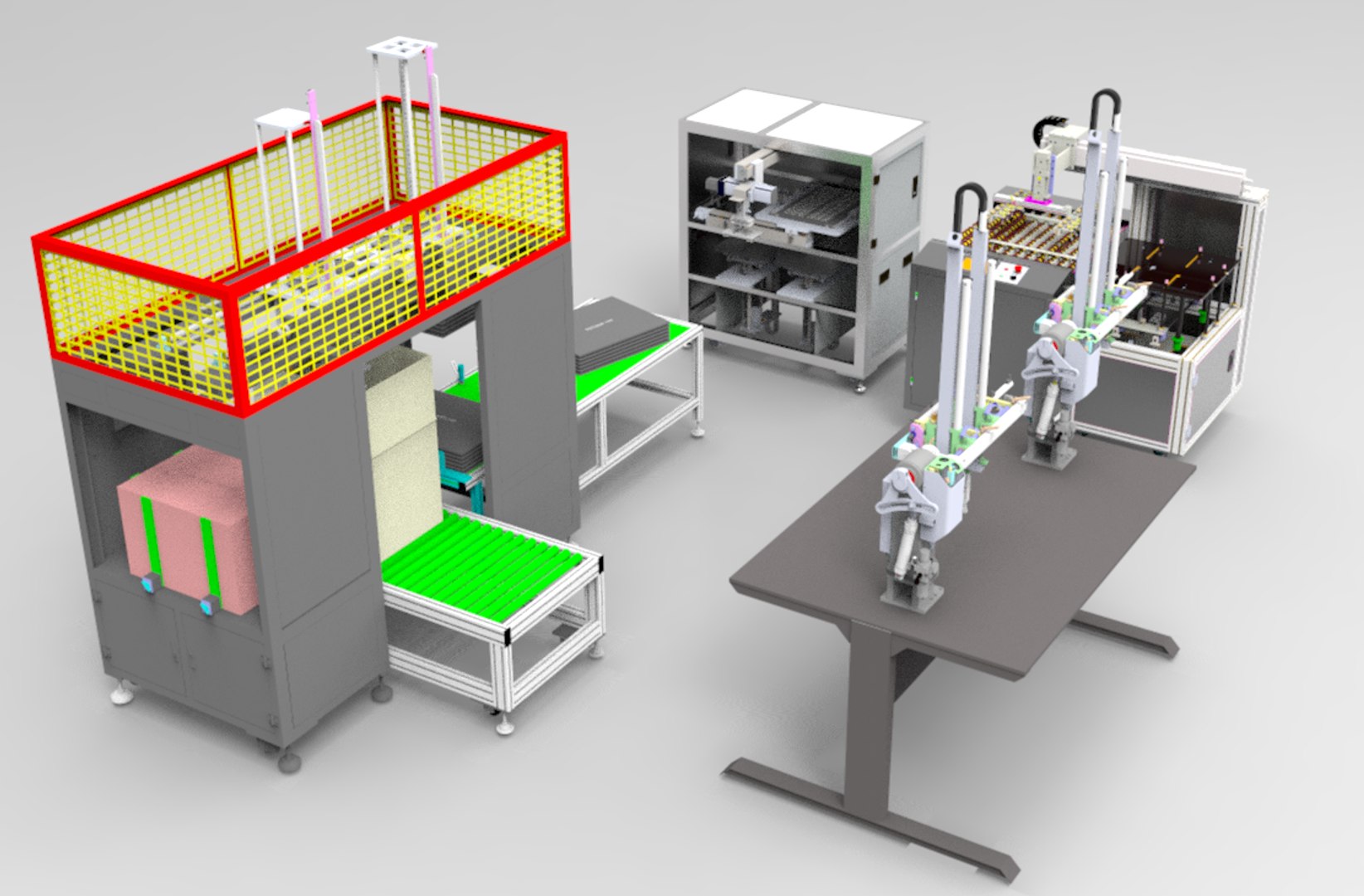 3D Loading Unloading Machine Assembly - TurboSquid 1463633