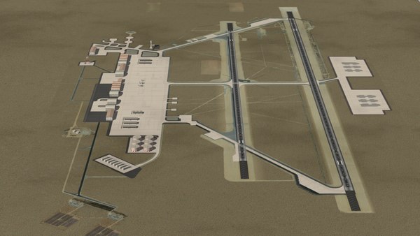 modelo 3d Base Aérea Militar II - TurboSquid 2044899