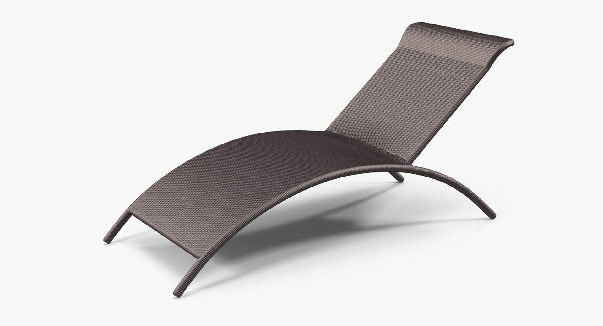 Sun Lounge Chair 2 3D Model 3D model preview