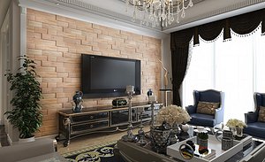 Wood 3d panels cedar