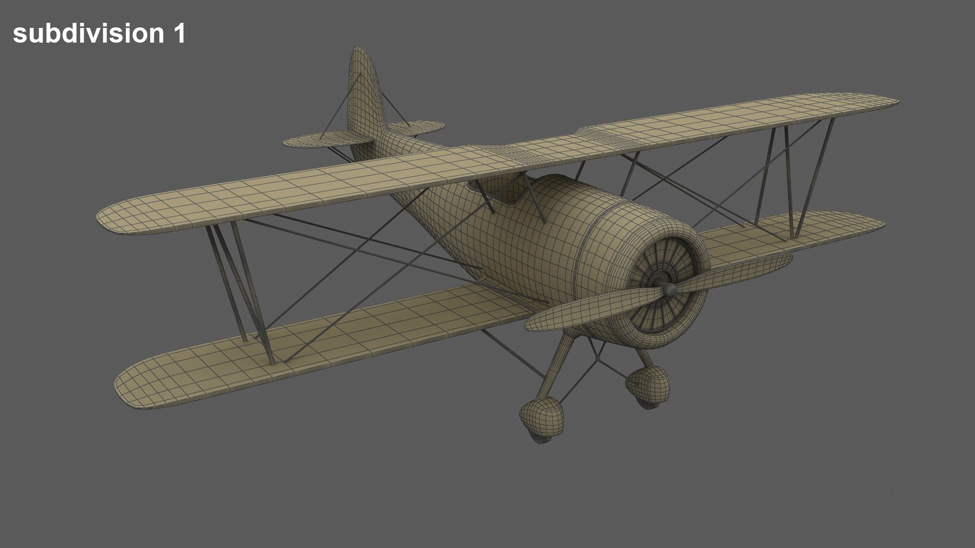 3D British Royal Navy Biplane - TurboSquid 1992891