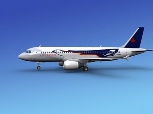 3d airline airbus model