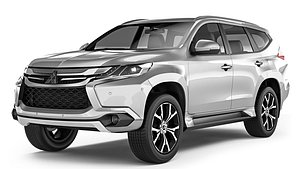 3D model Mitsubishi Pajero Sport 2015