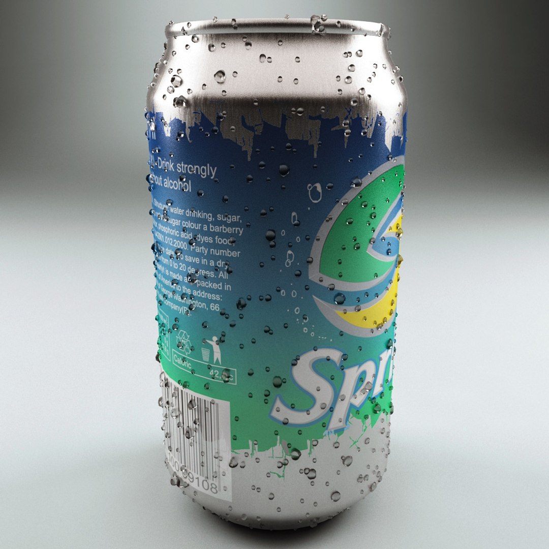 Drink Sprite 0 33l 3d Model
