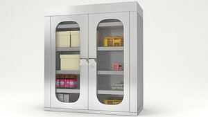 medical cabinets with medicine