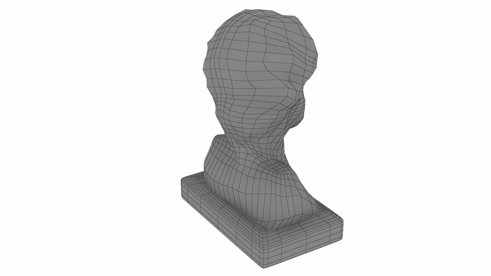 3d Model Bust Sculpture 3 Turbosquid 1806777