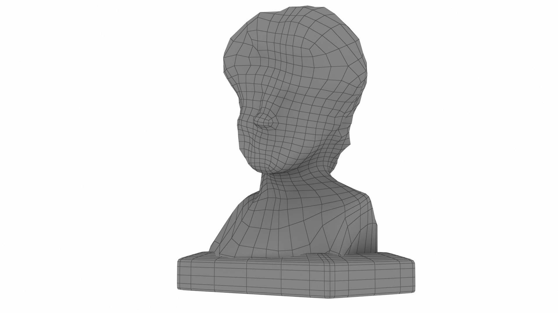 3D Model Bust Sculpture 3 - TurboSquid 1806777