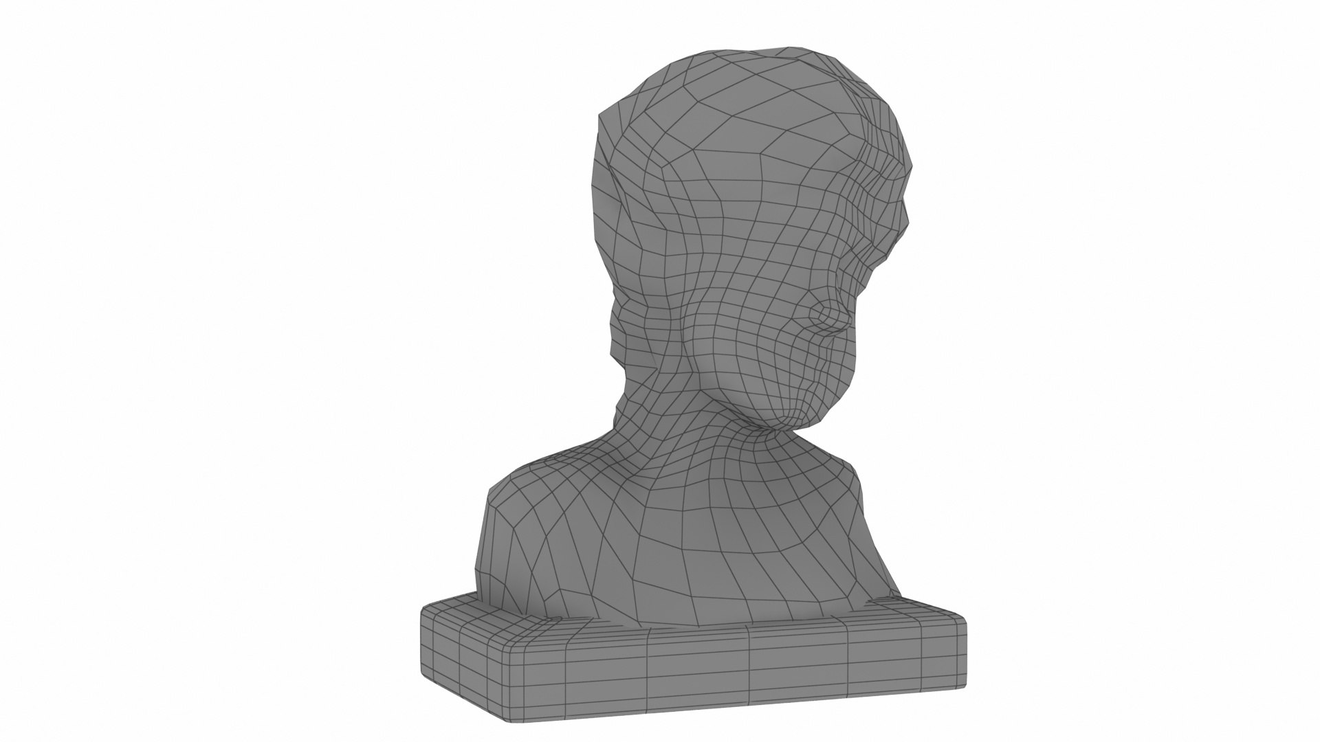 3D Model Bust Sculpture 3 - TurboSquid 1806777