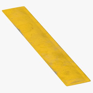 Speed Bump Concrete 02 Clean and Dirty 3D model
