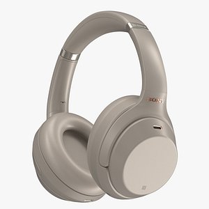 Sony WH-1000XM3 Silver 3D model