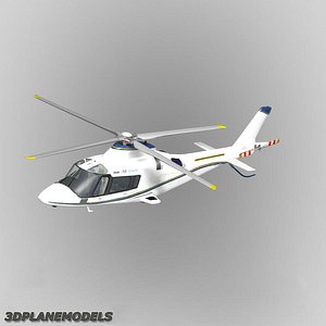 3d model agusta a-109e livery