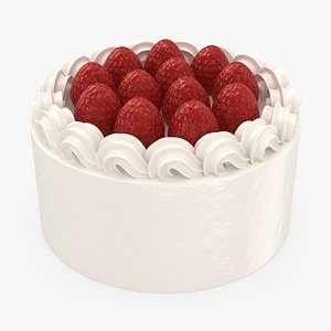 Strawberry Cake 3D