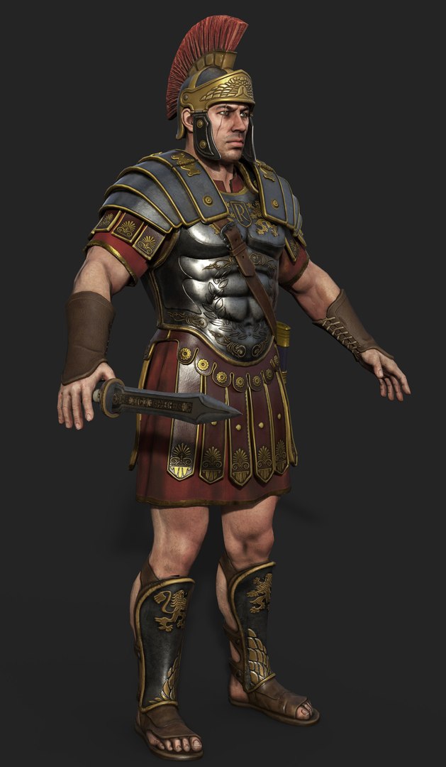 3D Roman Soldier Model - TurboSquid 1816494