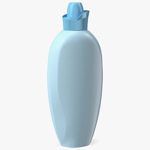 3D Liquid Fabric Softener Small Bottle Clear model