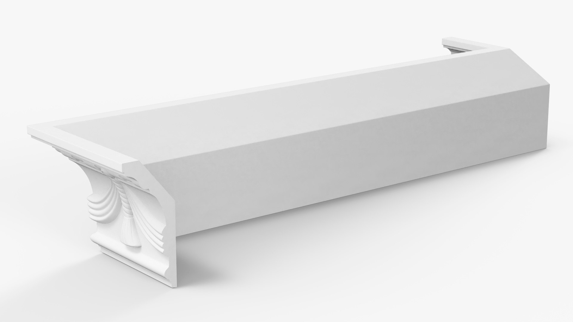 3D Ceiling Molding With Pattern - TurboSquid 2406181