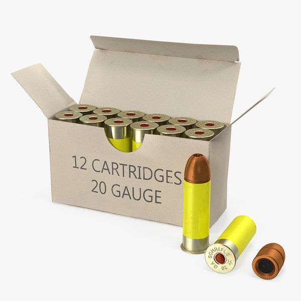 Paquete de municiones de escopeta calibre 12 Modelo 3D $10 - .fbx - Free3D