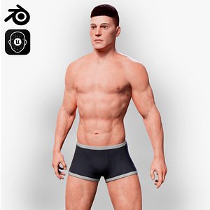 Realistic Male Base Mesh model