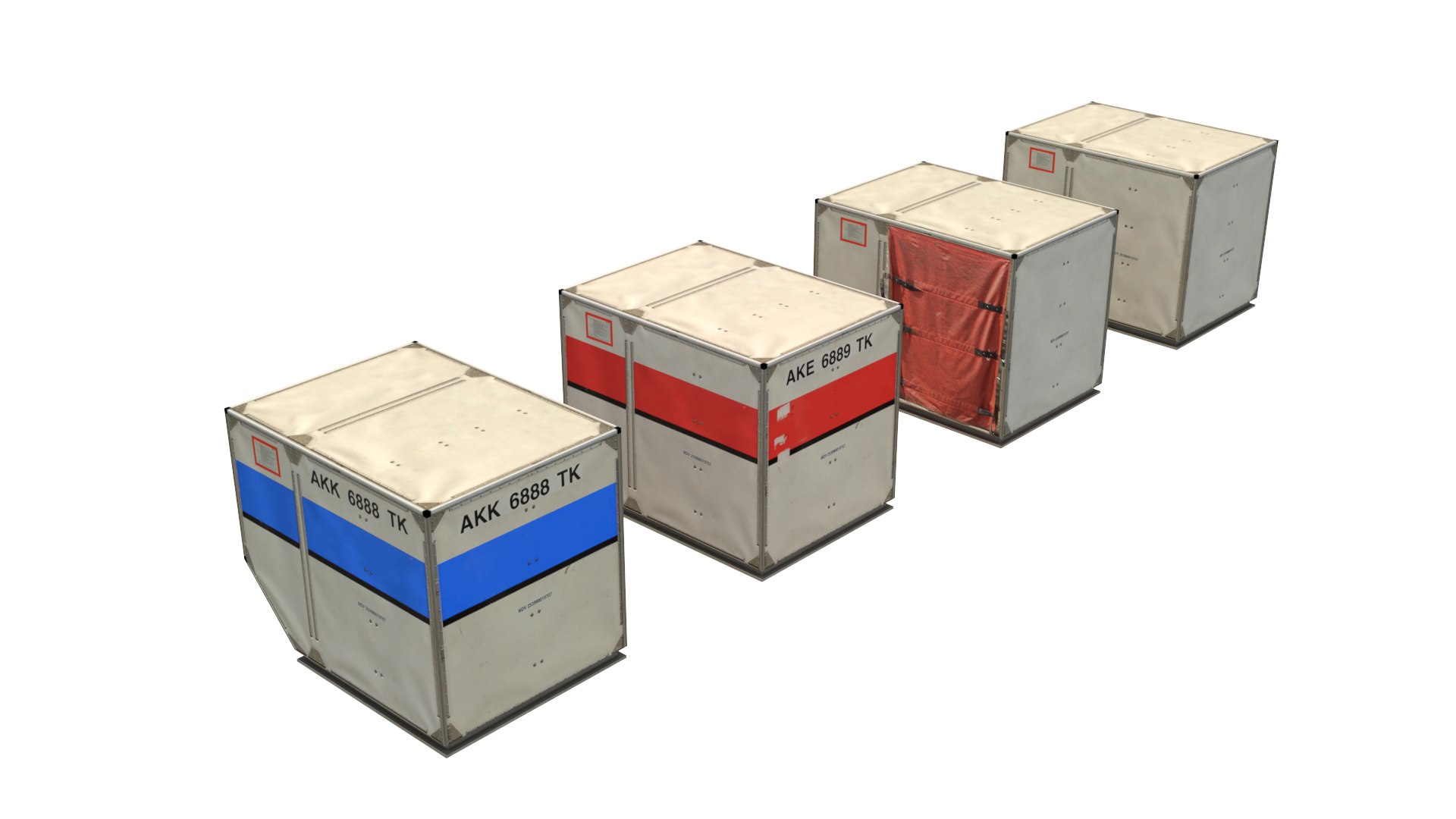Air Cargo Container 3D - TurboSquid 2107128