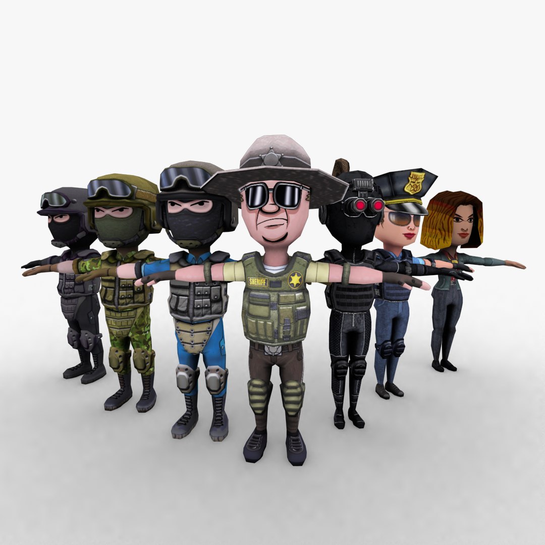 PoliceForceV1 model - TurboSquid 1775870