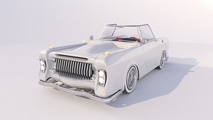 convertible classic car 3D model