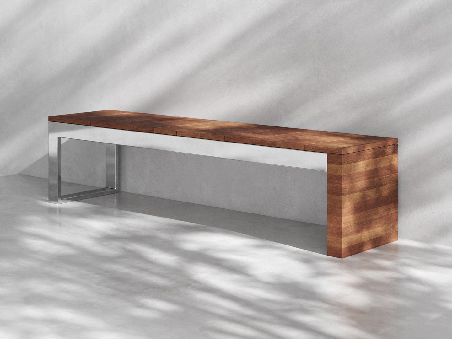 Duo Bench 3D Model TurboSquid 2161467