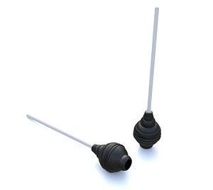 plunger sink toilet 3D