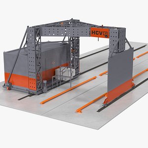 Smiths Detection Freight Scanner HCVG Rigged 3D